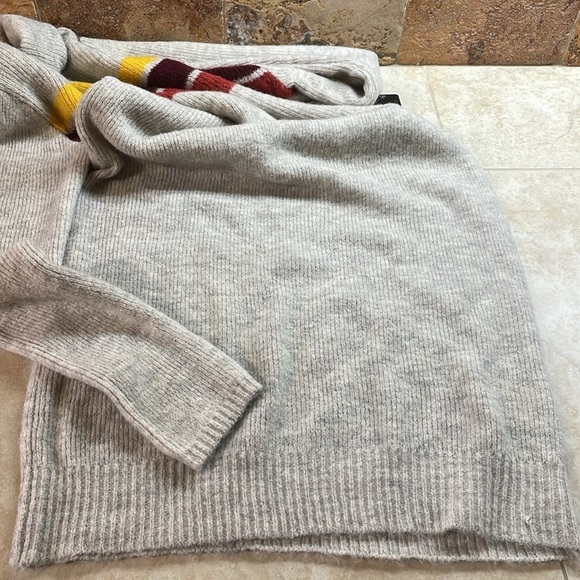 Express Women’s Knit Sweater Mini Dress Striped Turtleneck Soft Long Size XS - Picture 8 of 12